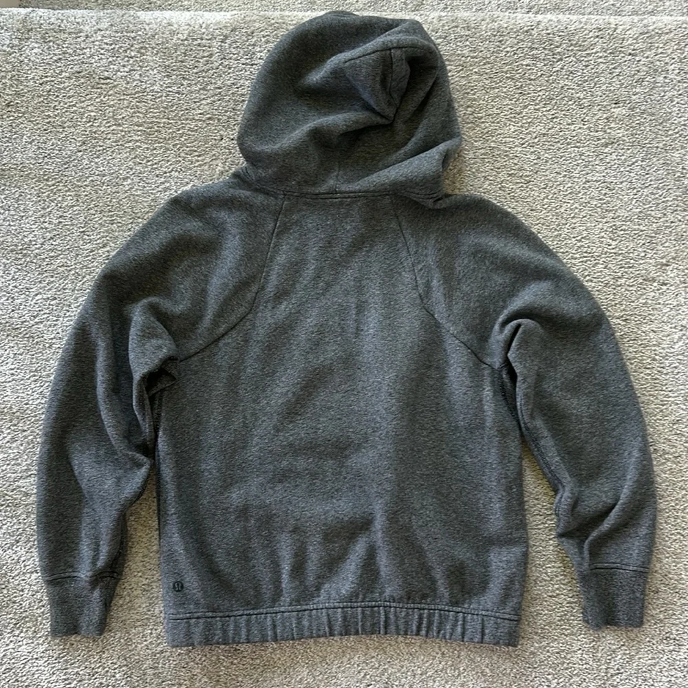 Lululemon Grey Hooded Pullover Sweatshirt - Picture 6 of 8